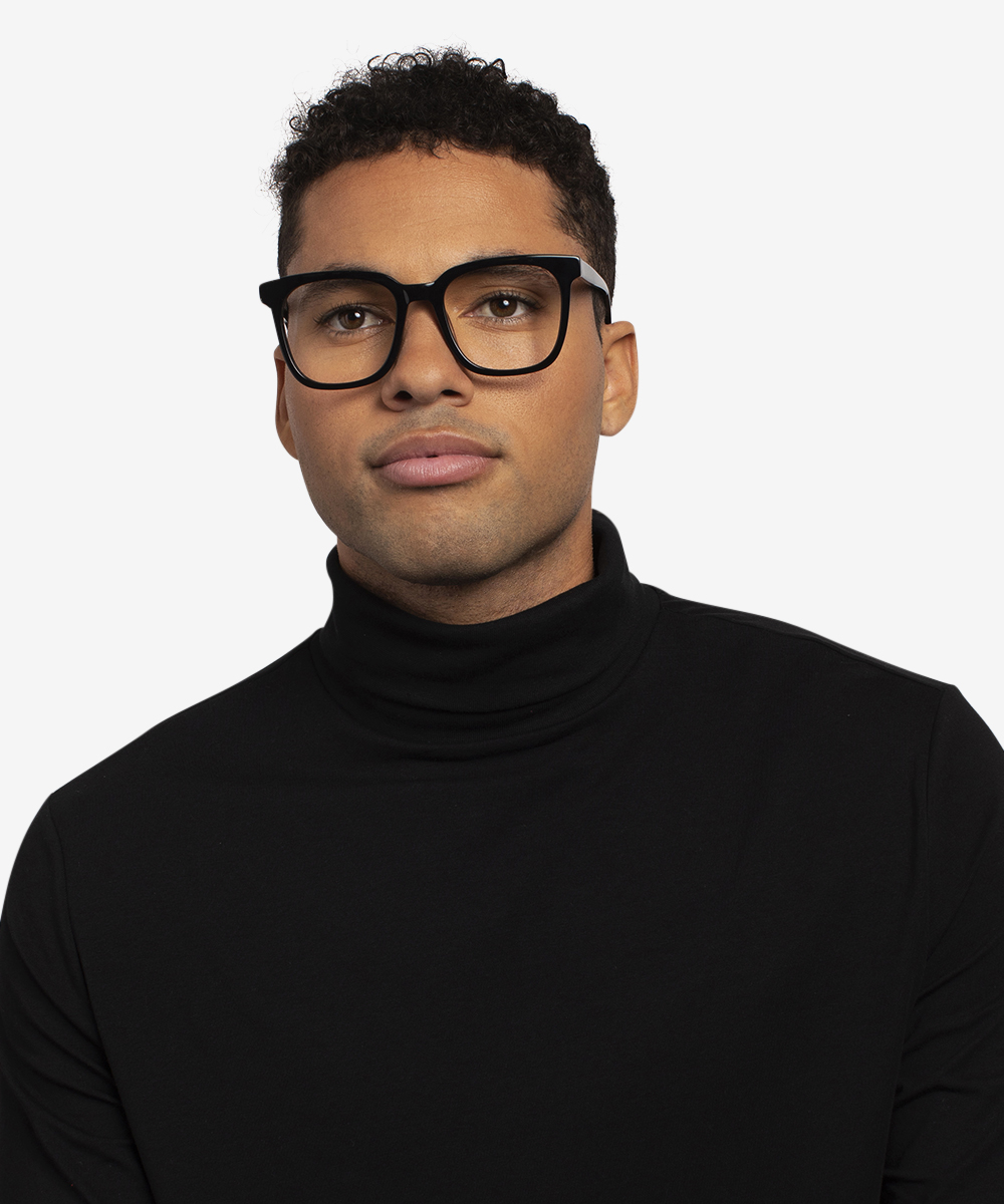 Square Black Glasses for Men Eyebuydirect Canada