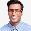 Effect Light Tortoise AcetateEyeglass Frames for Men from EyeBuyDirect