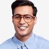 Effect Light Tortoise AcetateEyeglass Frames for Men from EyeBuyDirect