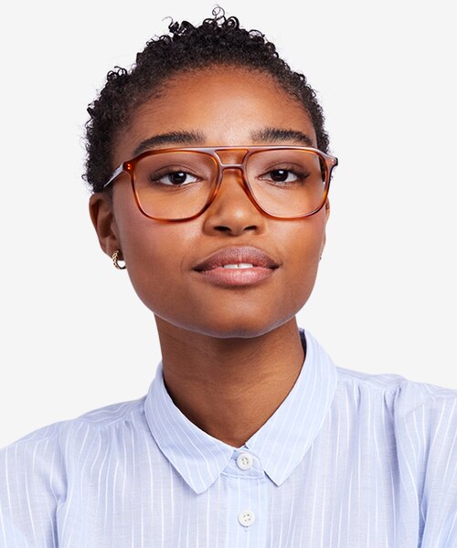Effect Light Tortoise AcetateEyeglass Frames for Women from EyeBuyDirect
