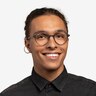 Satisfy Clear Gray AcetateEyeglass Frames for Men from EyeBuyDirect