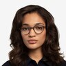 Satisfy Clear Gray AcetateEyeglass Frames for Women from EyeBuyDirect