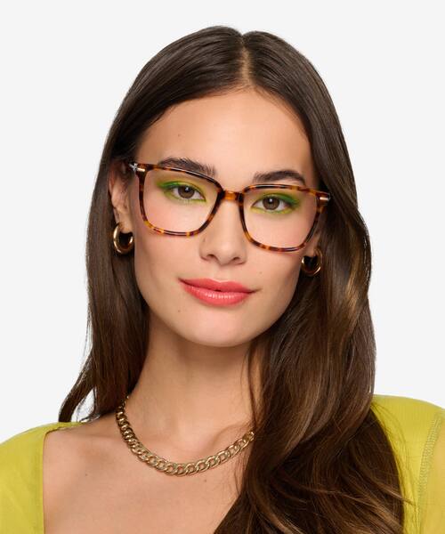 Tortoise Canvas -  Acetate Eyeglasses