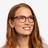 Paula Berry Red AcetateEyeglass Frames for Women from EyeBuyDirect