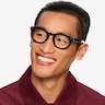 Morla Black AcetateEyeglass Frames for Men from EyeBuyDirect
