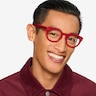 Morla Burgundy AcetateEyeglass Frames for Men from EyeBuyDirect