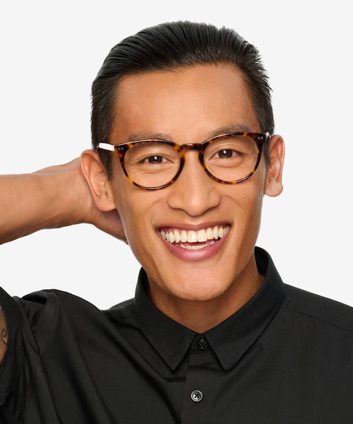 Morning Warm Tortoise AcetateEyeglass Frames for Men from EyeBuyDirect