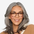 Morning Warm Tortoise AcetateEyeglass Frames for Women from EyeBuyDirect