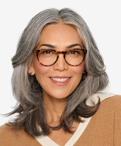 Morning Warm Tortoise AcetateEyeglass Frames for Women from EyeBuyDirect