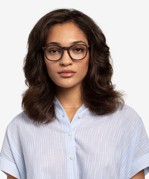 Persea Warm Tortoise PlastiqueMontures de lunettes de vue pour Femmes d'EyeBuyDirect