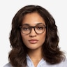 Persea Warm Tortoise PlastiqueMontures de lunettes de vue pour Femmes d'EyeBuyDirect