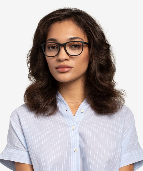Catalpa Basalt PlasticEyeglass Frames for Women from EyeBuyDirect