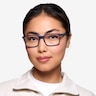 Moringa Abyssal Blue Eco-friendlyEyeglass Frames for Women from EyeBuyDirect