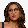 Moringa Warm Tortoise PlasticEyeglass Frames for Women from EyeBuyDirect
