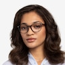 Aloe Warm Tortoise PlastiqueMontures de lunettes de vue pour Femmes d'EyeBuyDirect