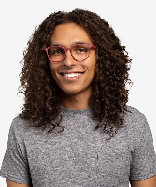 Aloe Crimson Eco-friendlyEyeglass Frames for Men from EyeBuyDirect