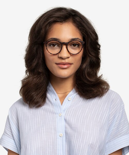 Ginkgo Warm Tortoise PlasticEyeglass Frames for Women from EyeBuyDirect