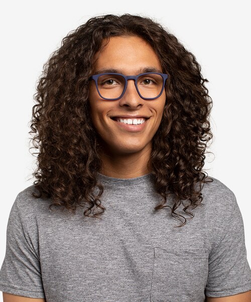 Eucalyptus Abyssal Blue PlastiqueMontures de lunettes de vue pour Hommes d'EyeBuyDirect