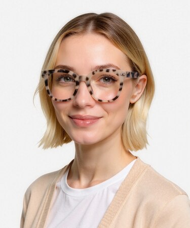 Ivory Tortoise Romy -  Fashion Acetate Eyeglasses