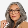 Romy Écaille ivoire AcétateMontures de lunettes de vue pour Femmes d'EyeBuyDirect