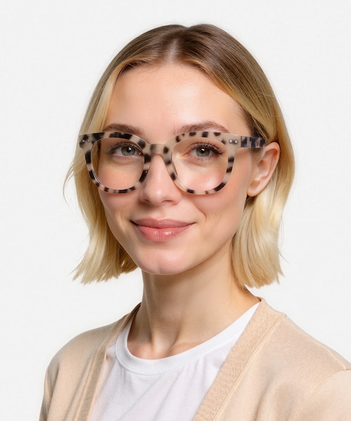 Romy Ivory Tortoise AcetateEyeglass Frames for Women from EyeBuyDirect