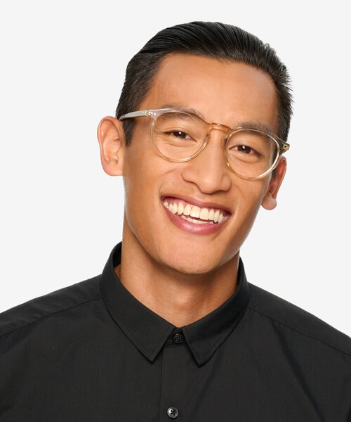 Planete Champagne AcetateEyeglass Frames for Men from EyeBuyDirect