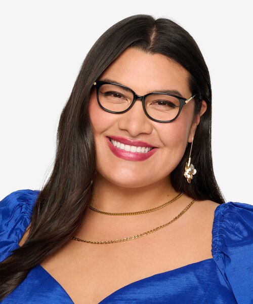 Jasmine Black AcetateEyeglass Frames for Women from EyeBuyDirect