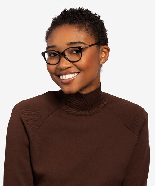 Jasmine Black AcetateEyeglass Frames for Women from EyeBuyDirect