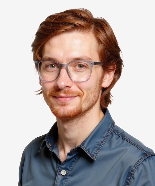 Tower Transparent AcétateMontures de lunettes de vue pour Hommes d'EyeBuyDirect