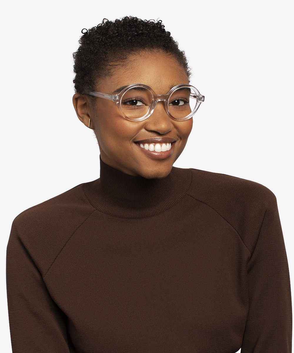 Groove Round Clear Glasses For Women Eyebuydirect Canada