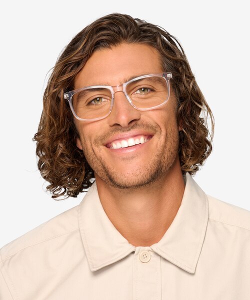 Ballast Clear AcetateEyeglass Frames for Men from EyeBuyDirect