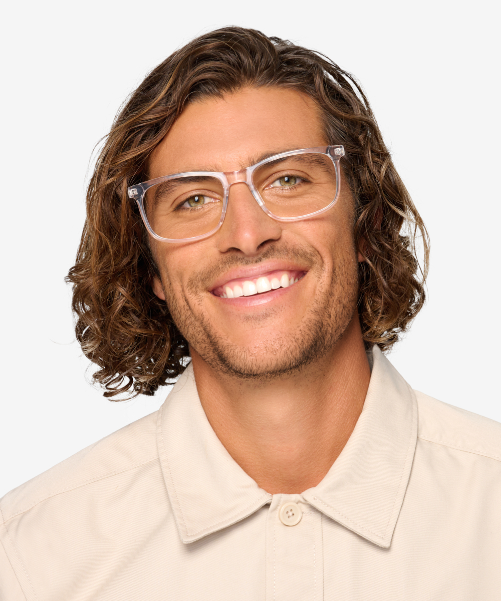 Ballast Rectangle Clear Glasses For Men Eyebuydirect Canada