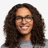 Pacific Striped Blue AcetateEyeglass Frames for Men from EyeBuyDirect