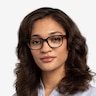 Pacific Striped Blue AcetateEyeglass Frames for Women from EyeBuyDirect