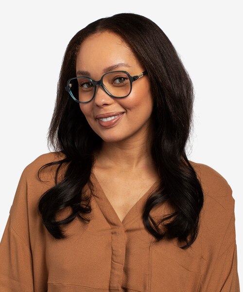 Precious Teal AcetateEyeglass Frames for Women from EyeBuyDirect
