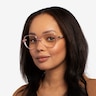 Precious Clear Pink AcetateEyeglass Frames for Women from EyeBuyDirect