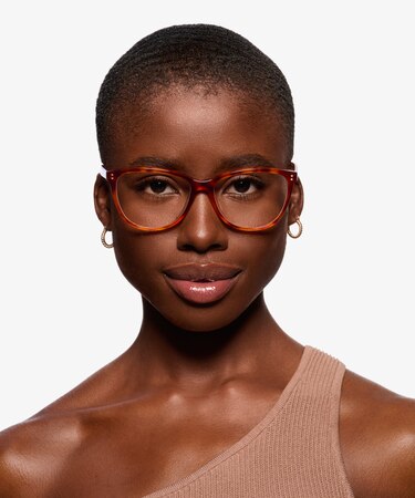 Tortoise Solitaire -  Acetate Eyeglasses