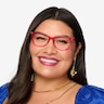 Solitaire Pink AcetateEyeglass Frames for Women from EyeBuyDirect