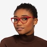 Brilliance Red AcetateEyeglass Frames for Women from EyeBuyDirect