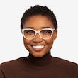 Brilliance White AcetateEyeglass Frames for Women from EyeBuyDirect