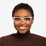 Brilliance White AcetateEyeglass Frames for Women from EyeBuyDirect