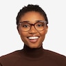 Bijou Burgundy AcetateEyeglass Frames for Women from EyeBuyDirect