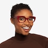 Diamond Burgundy AcétateMontures de lunettes de vue pour Femmes d'EyeBuyDirect