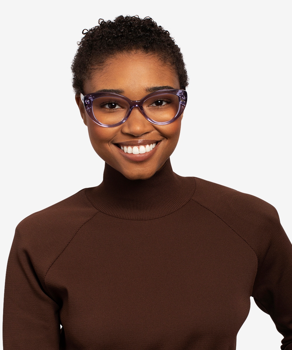 Diamond cat eye store glasses