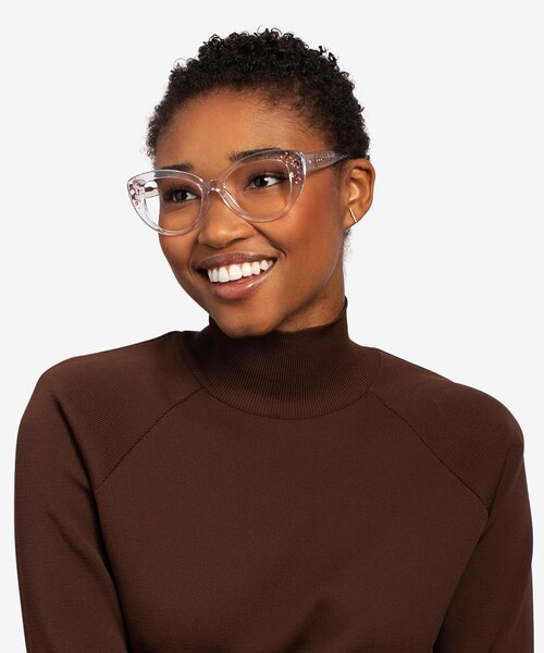 Diamond Transparent AcétateMontures de lunettes de vue pour Femmes d'EyeBuyDirect