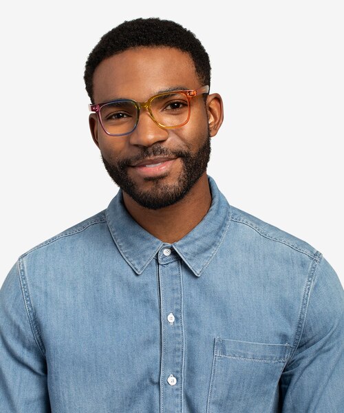 Freedom Rainbow PlasticEyeglass Frames for Men from EyeBuyDirect