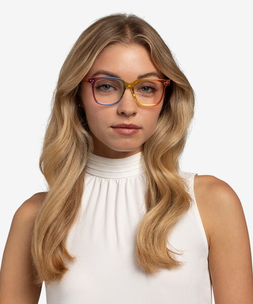 Freedom Rainbow PlasticEyeglass Frames for Women from EyeBuyDirect
