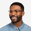 Brad Clear Orange Black PlasticEyeglass Frames for Men from EyeBuyDirect