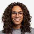 Freeze Clear Gray PlasticEyeglass Frames for Men from EyeBuyDirect