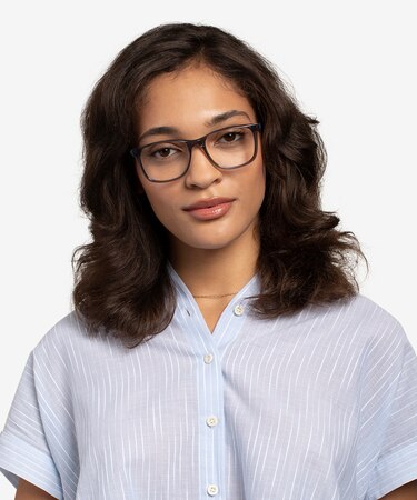 Clear Gray Freeze -  Plastic Eyeglasses